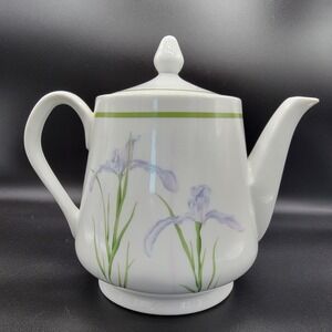 Corning Shadow Iris Teapot Robinson Design Group Porcelain 5 Cup Capacity